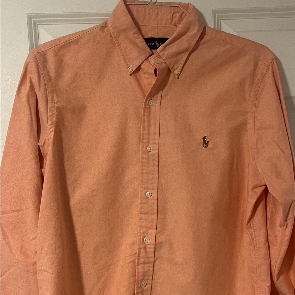 Polo by Ralph Lauren Coral Button-Down Oxford Shirt
